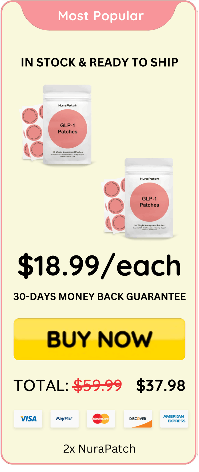 NuraPatch offer price